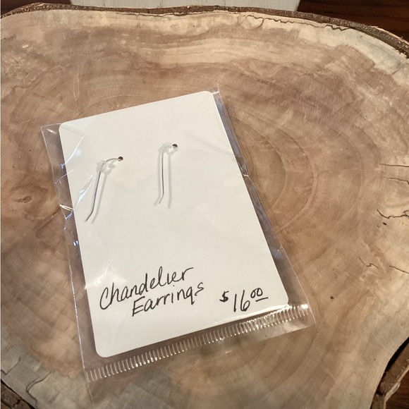 Heart Chandelier Earrings - Picture 4 of 5